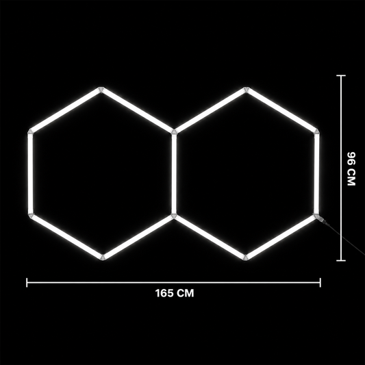 NORTHLUMEN® 2-Grid Hexagon LED-belysning