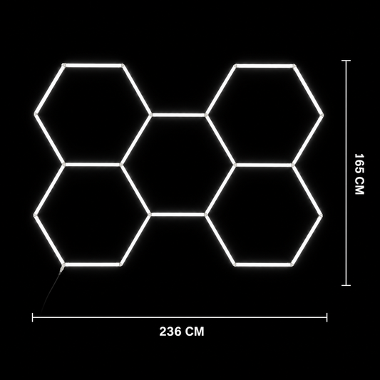 NORTHLUMEN® 5-Grid Hexagon LED-belysning