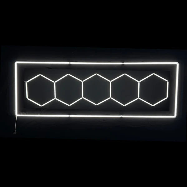 NORTHLUMEN™ 5-Grid Hexagon LED-belysning med ram
