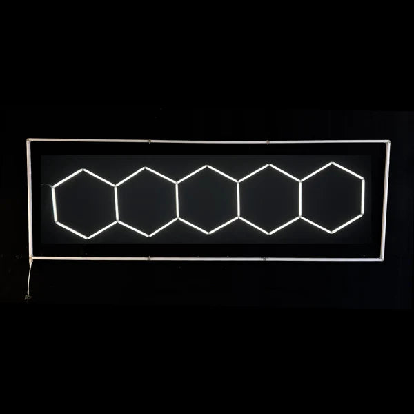 NORTHLUMEN™ 5-Grid Hexagon LED-belysning med ram