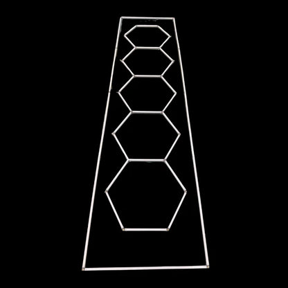 NORTHLUMEN™ 5-Grid Hexagon LED-belysning med ram