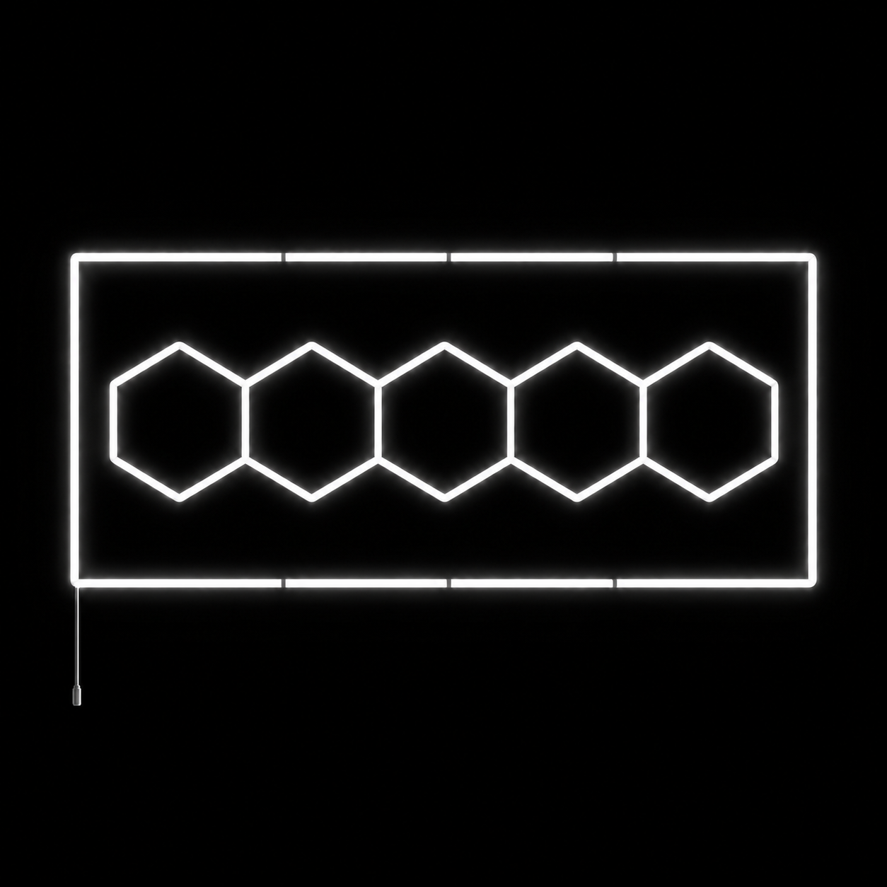NORTHLUMEN® 5-Grid Hexagon LED-belysning med ram