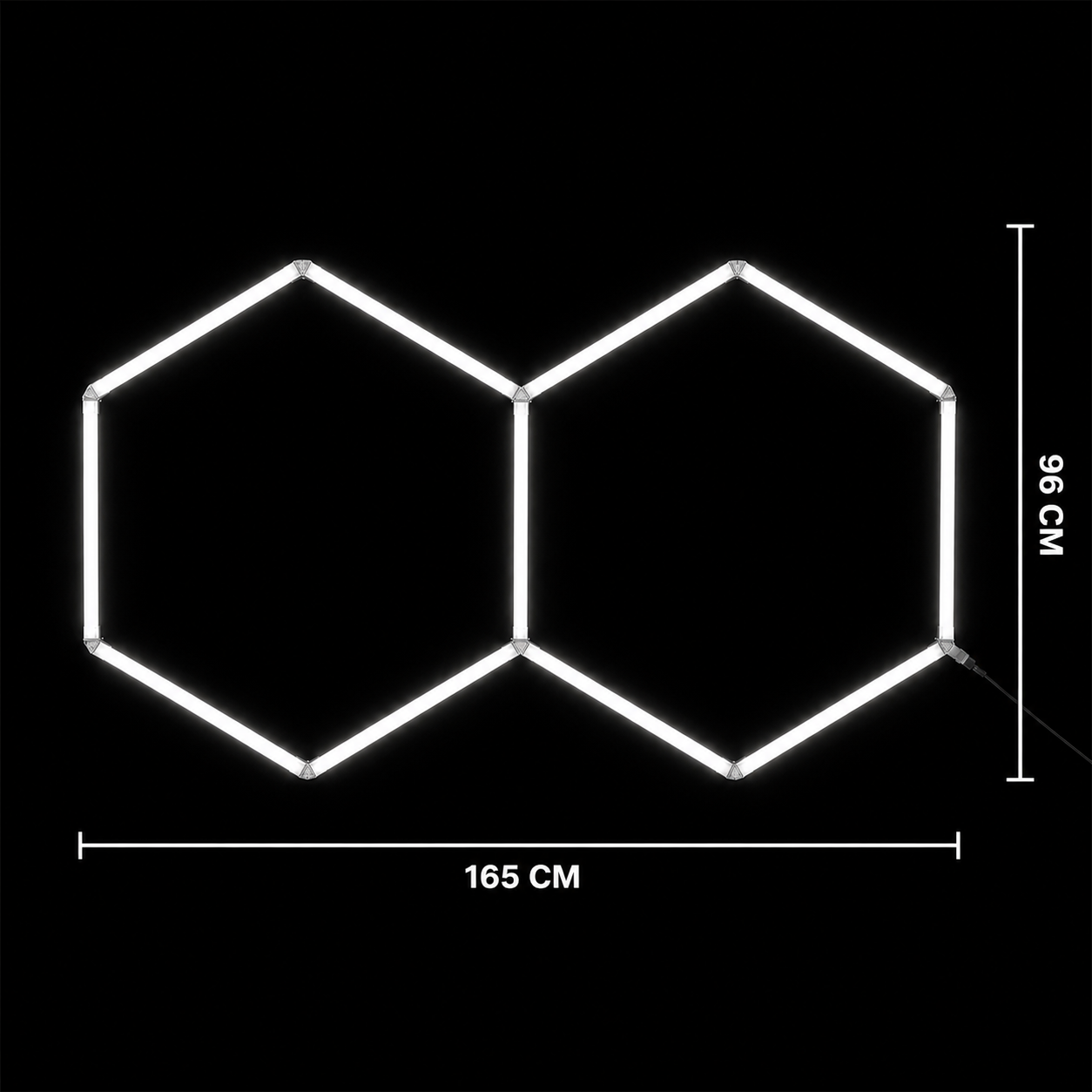 NORTHLUMEN® 2-Grid Hexagon LED-belysning
