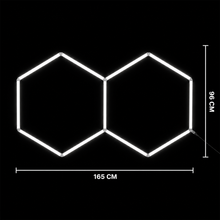 NORTHLUMEN® 2-Grid Hexagon LED-belysning