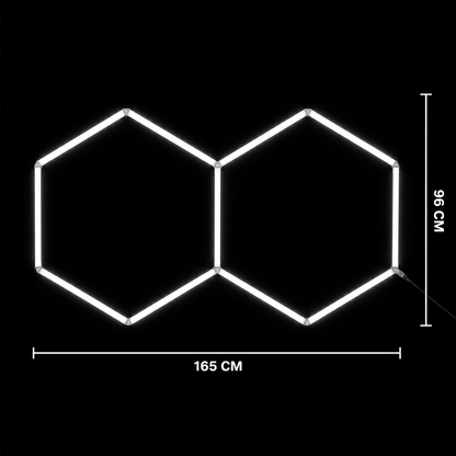NORTHLUMEN® 2-Grid Hexagon LED-belysning