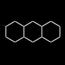 NORTHLUMEN® 3-Grid Hexagon LED-belysning