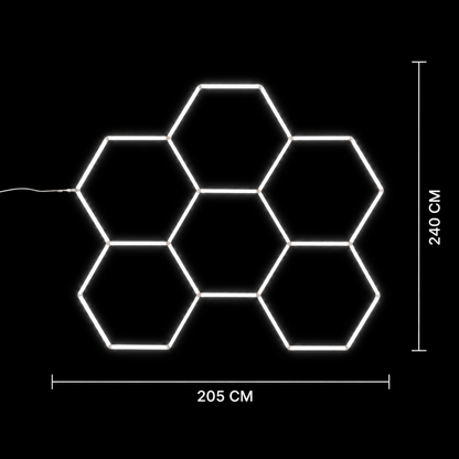 NORTHLUMEN® 6-Grid Hexagon LED-belysning