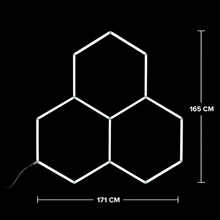 NORTHLUMEN® 3-Grid Hexagon LED-belysning