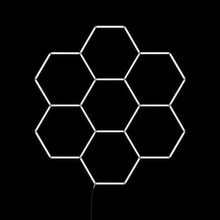NORTHLUMEN® 7-Grid Hexagon LED-belysning