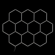 NORTHLUMEN® 10-Grid Hexagon LED-belysning