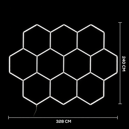 NORTHLUMEN® 10-Grid Hexagon LED-belysning