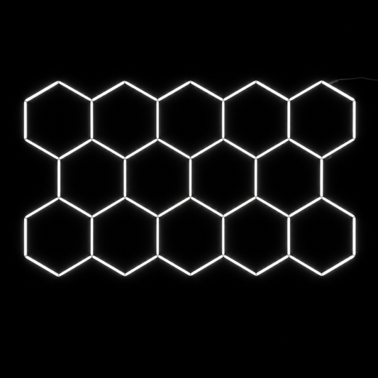 NORTHLUMEN® 14-Grid Hexagon LED-belysning