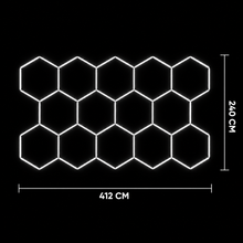 NORTHLUMEN® 14-Grid Hexagon LED-belysning