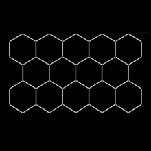 NORTHLUMEN® 14-Grid Hexagon LED-belysning
