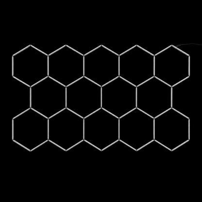 NORTHLUMEN® 14-Grid Hexagon LED-belysning