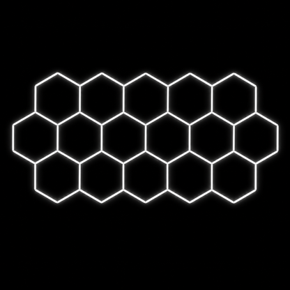 NORTHLUMEN® 16-Grid Hexagon LED-belysning