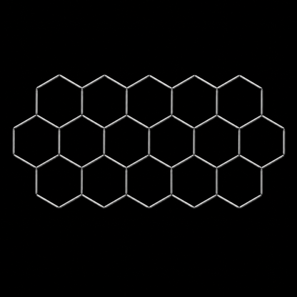 NORTHLUMEN® 16-Grid Hexagon LED-belysning