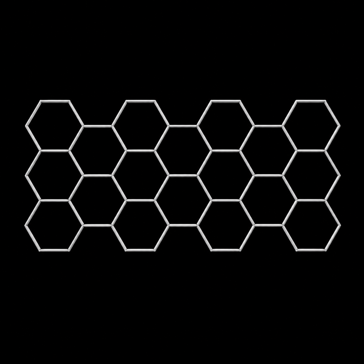 NORTHLUMEN® 18-Grid Hexagon LED-belysning