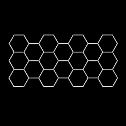 NORTHLUMEN® 18-Grid Hexagon LED-belysning
