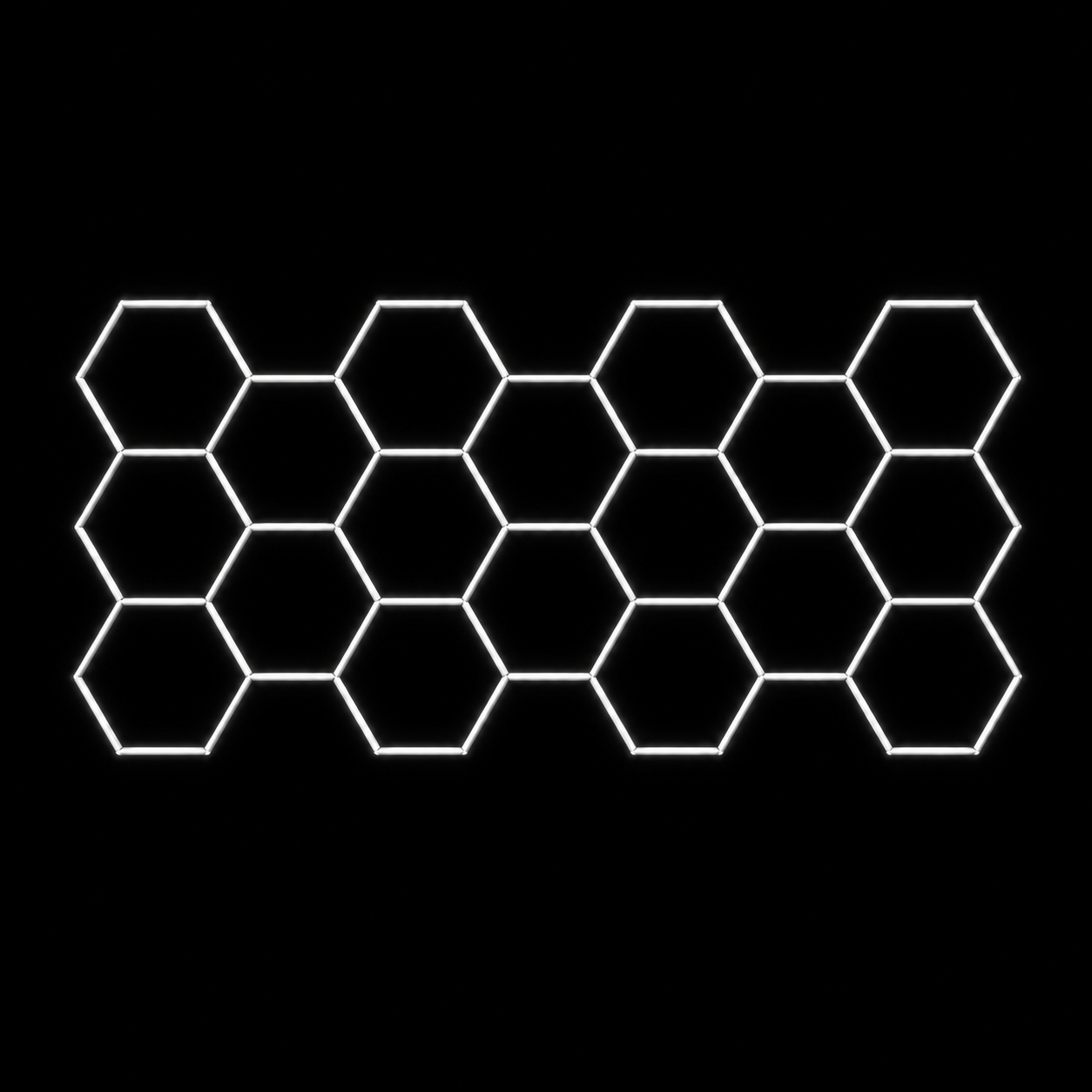 NORTHLUMEN® 18-Grid Hexagon LED-belysning