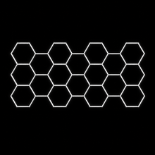 NORTHLUMEN® 18-Grid Hexagon LED-belysning
