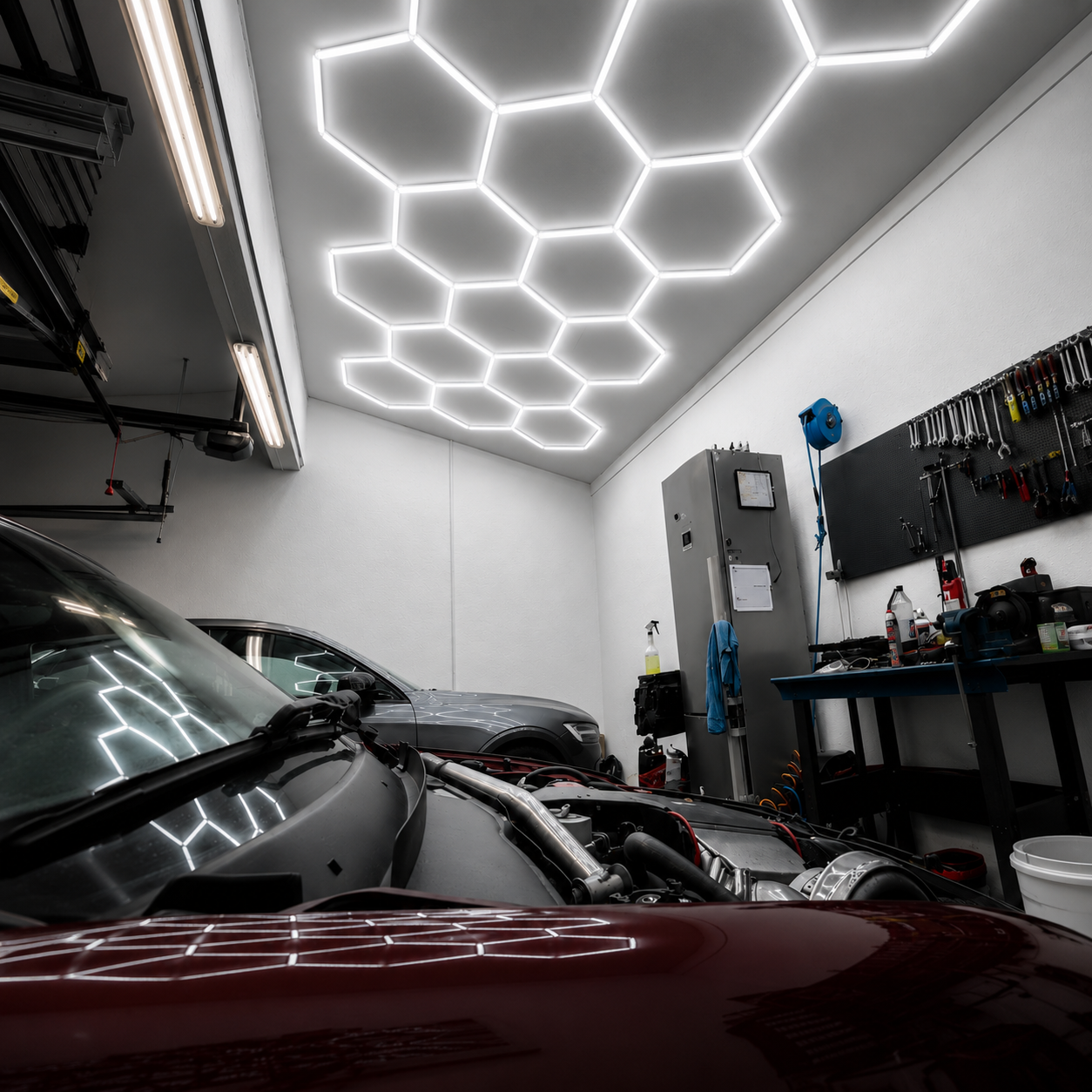 NORTHLUMEN® 18-Grid Hexagon LED-belysning