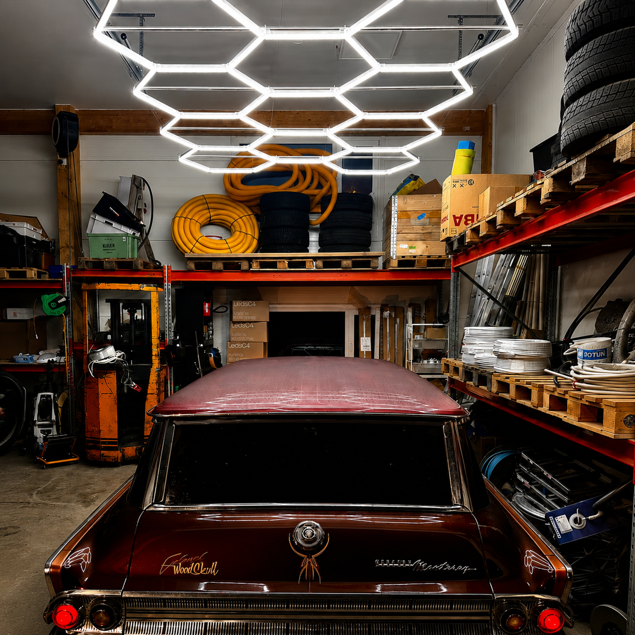 NORTHLUMEN® 14-Grid Hexagon LED-belysning
