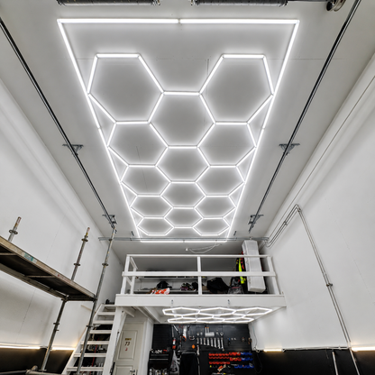 NORTHLUMEN® 14-Grid Hexagon LED-belysning med ram
