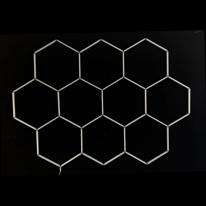 Dimbar NORTHLUMEN™ 10-Grid Hexagon LED-belysning