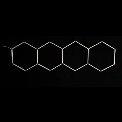 Dimbar NORTHLUMEN™ 4-Grid Hexagon LED-belysning