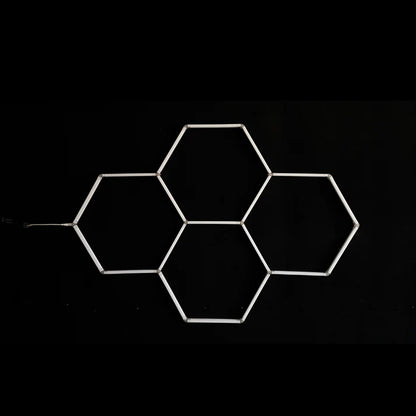 Dimbar NORTHLUMEN™ 4-Grid Hexagon LED-belysning