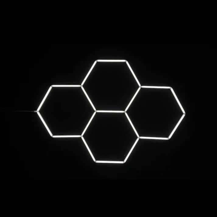 Dimbar NORTHLUMEN™ 4-Grid Hexagon LED-belysning