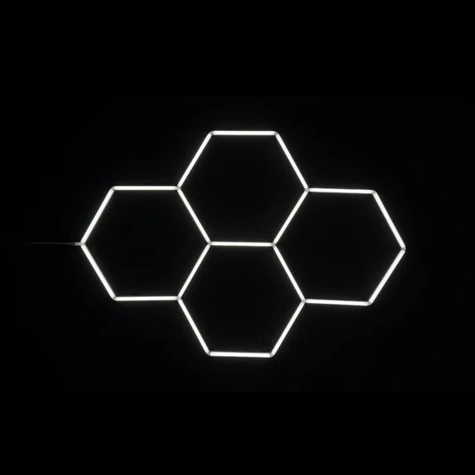Dimbar NORTHLUMEN™ 4-Grid Hexagon LED-belysning