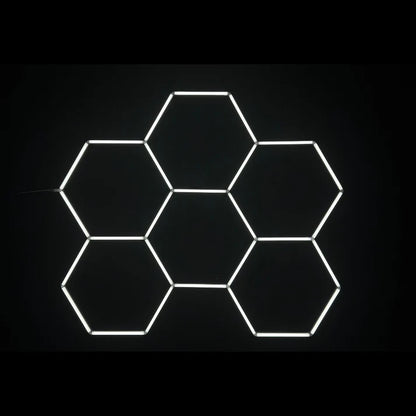 Dimbar NORTHLUMEN™ 6-Grid Hexagon LED-belysning