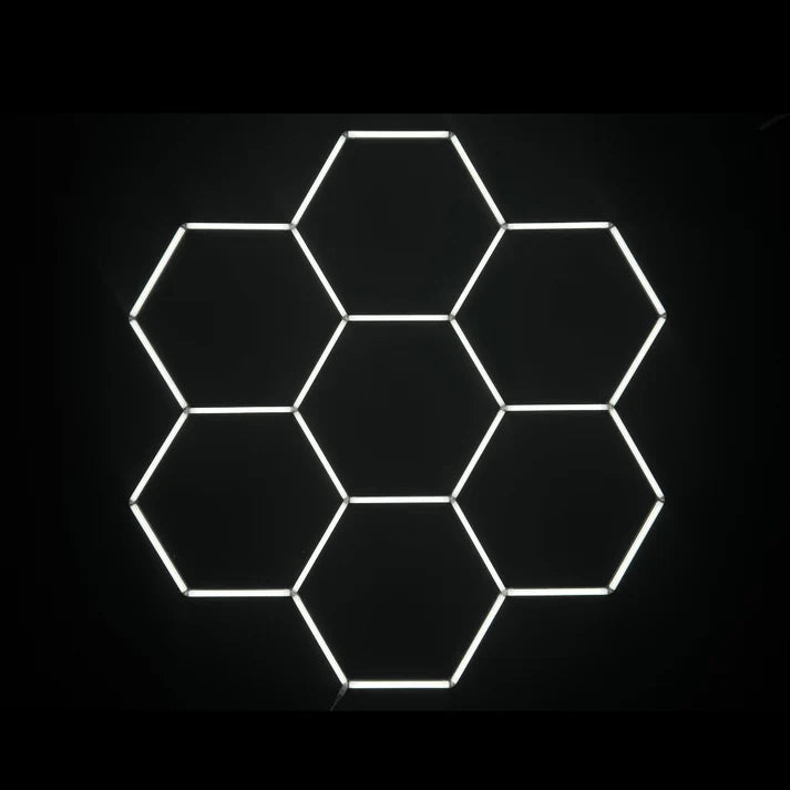 Dimbar NORTHLUMEN™ 7-Grid Hexagon LED-belysning