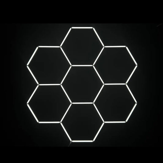 Dimbar NORTHLUMEN™ 7-Grid Hexagon LED-belysning