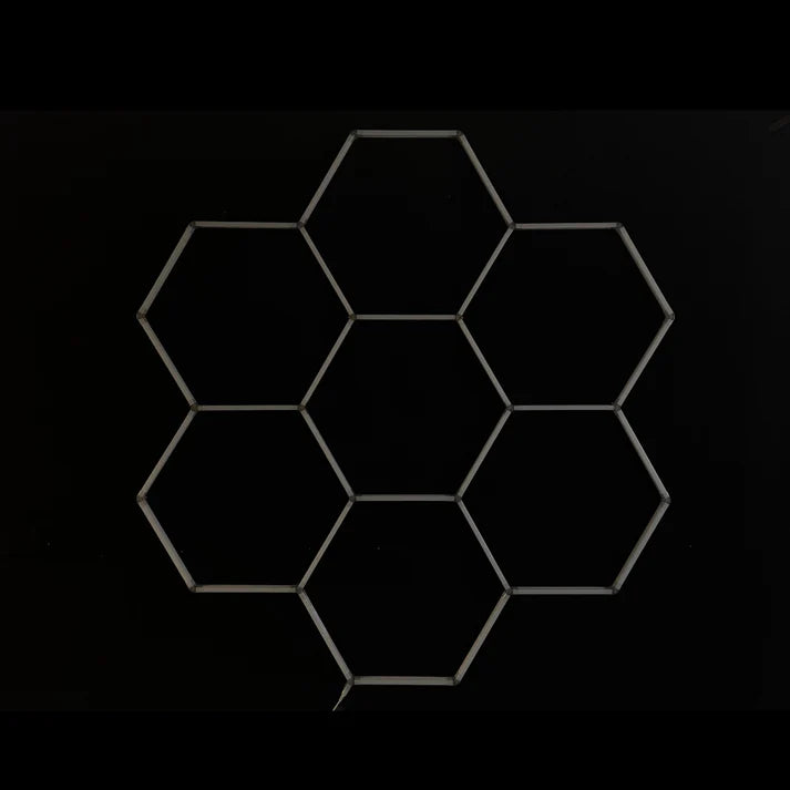 Dimbar NORTHLUMEN™ 7-Grid Hexagon LED-belysning