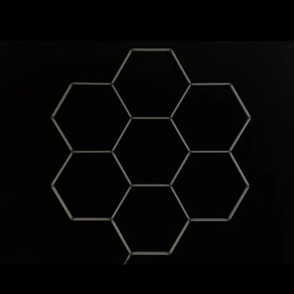 Dimbar NORTHLUMEN™ 7-Grid Hexagon LED-belysning