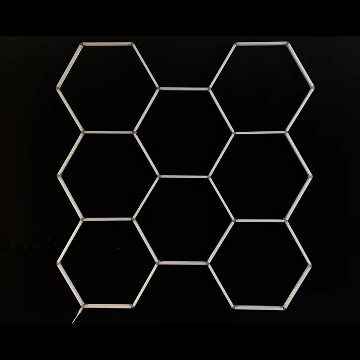 Dimbar NORTHLUMEN™ 8-Grid Hexagon LED-belysning