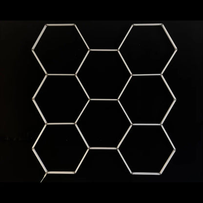 Dimbar NORTHLUMEN™ 8-Grid Hexagon LED-belysning
