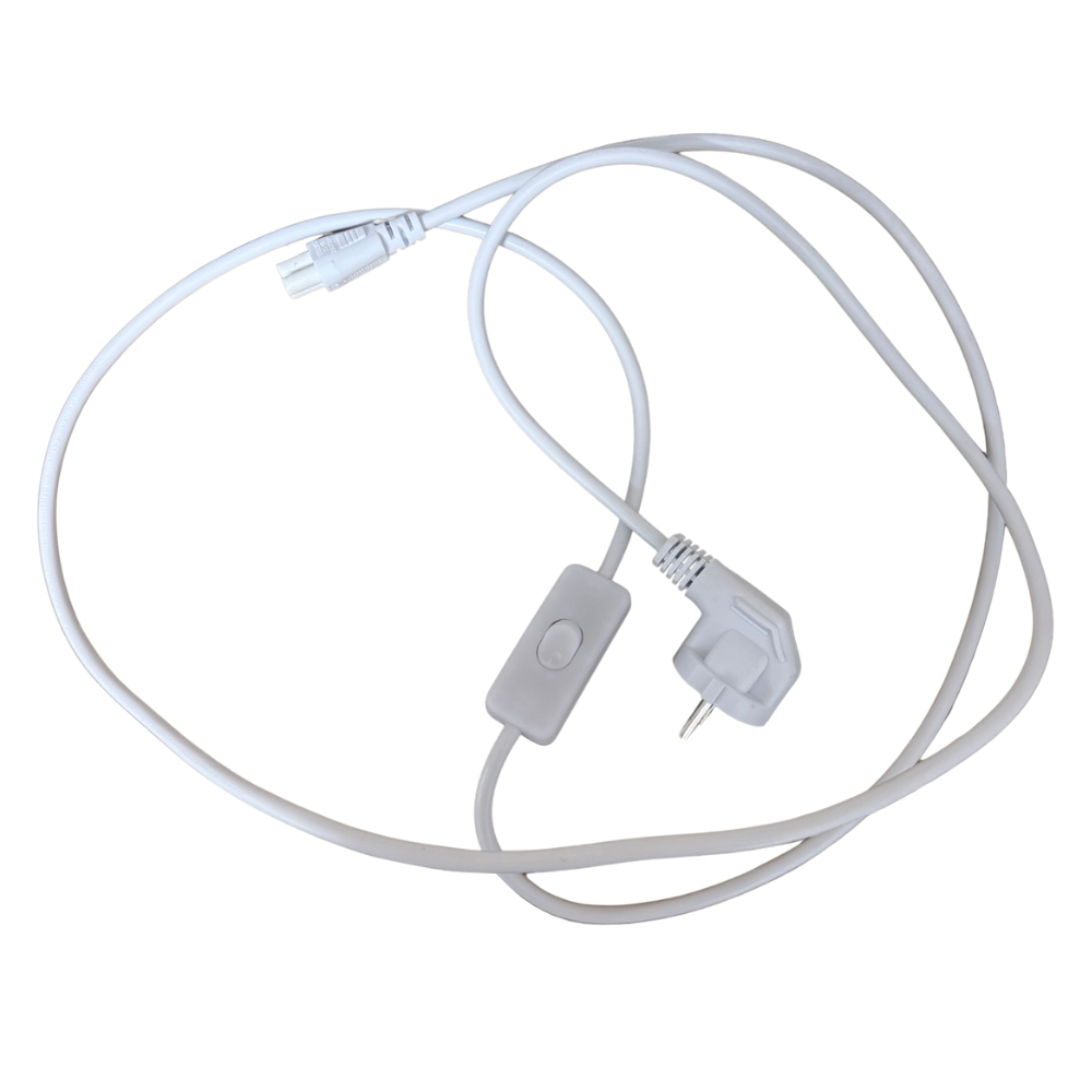 Strömkabel med stickkontakt och strömbrytare, 3-polig